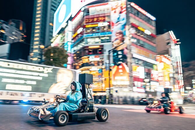 Shibuya Go Karting Tour with Funny Costume - License Rules in Japan: The Part You Must Not Wing