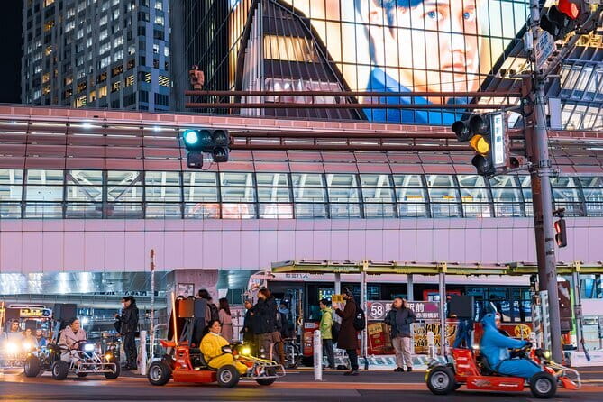 Shibuya Go Karting Tour with Funny Costume - Shibuya Crossing Stop: Where Your Costume Gets Attention Fast