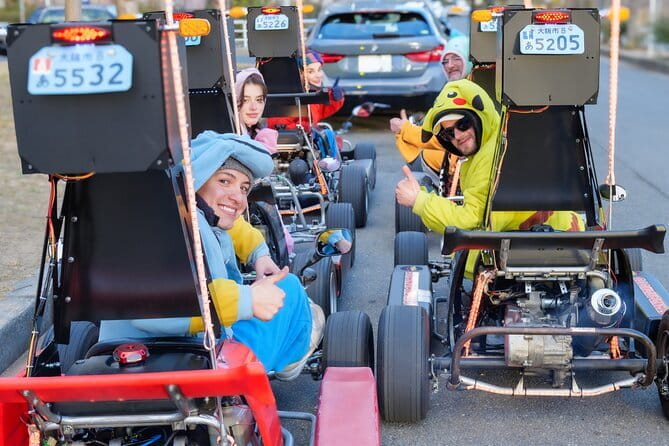 Shinjuku Go Karting Tour with Funny Costume - Your kart setup: automatic, adjustable, and limited by height and weight