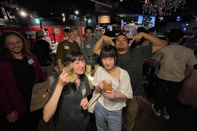 Shinjuku Locals &Traveller Meet&Drink Experience Solo going Party - Entering British Pub 2nd Half: check-in, wristbands, and your first step