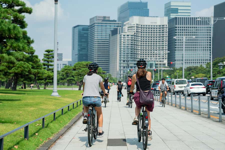 Tokyo: 3-hour Guided E-Bike Tour of the City's Hidden Gems - Tokyo Bay Route: Sumiyoshi Shrine, Odaiba sights, and bridge views at golden hour