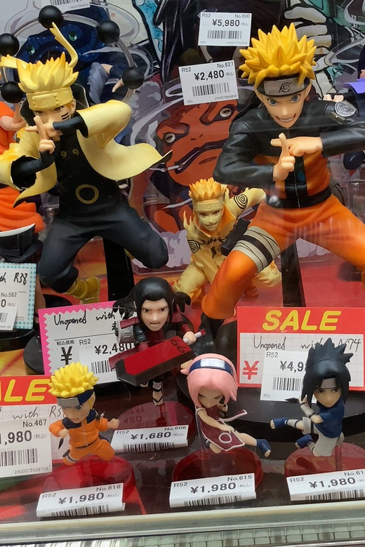 Tokyo Akihabara, Anime, Manga, Video Games & Maid Cafe Tour - Tamashii Nations Store Tokyo: figures and collectible shopping time