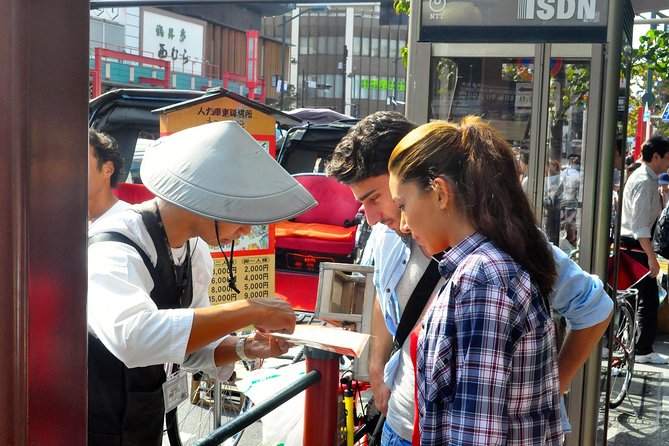 Tokyo Asakusa Rickshaw Tour - Raccoon street, Rokku Street entertainment, and old amusement energy