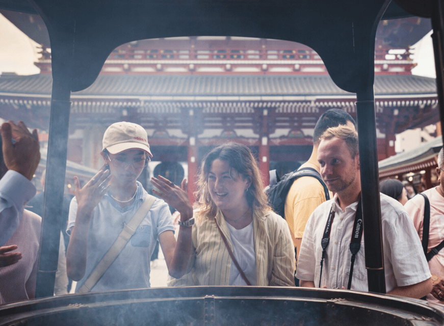 Tokyo Asakusa Temple & Shrine Walking Tour with Local Guide - Azumabashi Bridge: the first photo stop and your orientation point