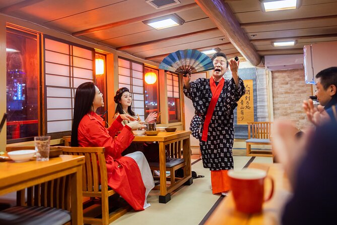 Tokyo Bay Yakatabune Dinner/Day Cruise with Japan Show and Drinks - Open-air deck time: how to get the best photos (and stay comfortable)
