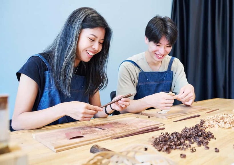 Tokyo: Chopstick Making Workshop with Artisan - Picking Your Wood: Included Options and Higher-Grade Upgrades