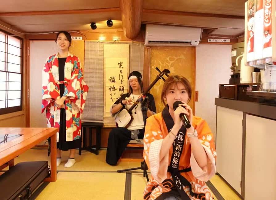 Tokyo Dinner Cruise & Tradition Show & Drinks & Tokyo Tower - Rainbow Bridge and Eitai Bridge views: the scenery you’ll actually get