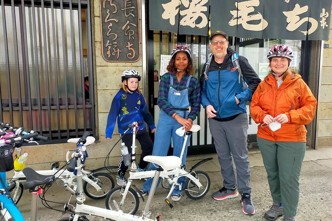 Tokyo downtown bicycle tour Tokyo Backstreets Bike Tour - A half-day bike tour that strings together old Tokyo and Skytree
