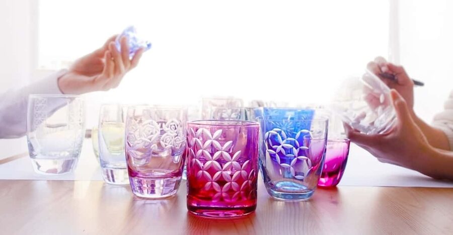 Tokyo: Edo Kiriko Traditional Glass Carving Class - Choose Your Glass Base and Pattern: Dozens of Samples and Color Options