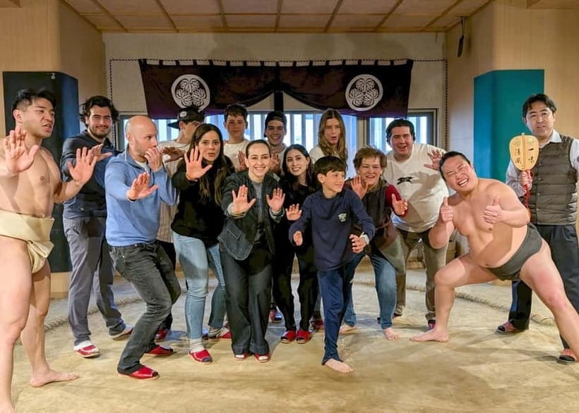 Tokyo: Family Sumo Workshop & Live Wrestling Show with Lunch - The exhibition match, then your moment in the ring