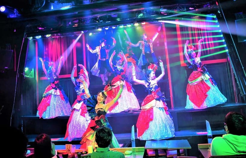 Tokyo GINZA: KONPARU Japanese Cabaret Show with Drink - Finding the Theater: Organic Market Fleur Basement Entrance