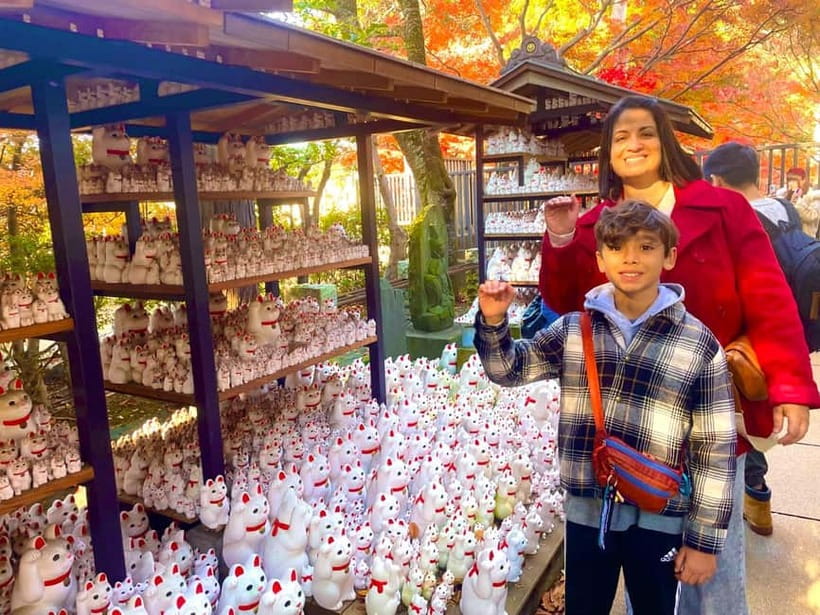 Tokyo: Gotokuji Cat Temple, Shinjuku Cat Cafe & 3D Cat Tour - The Giant 3D Cat stop: quick photos, real fun energy