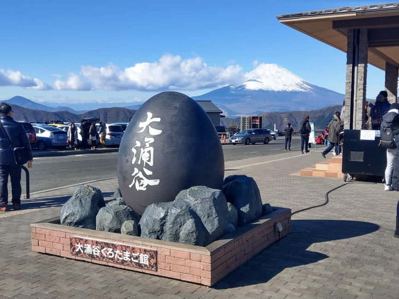 Tokyo: Hakone Fuji Day Tour w/ Cruise, Cable Car, Volcano - Owakudani Great Boiling Valley, Black Eggs and Real Volcanic Air