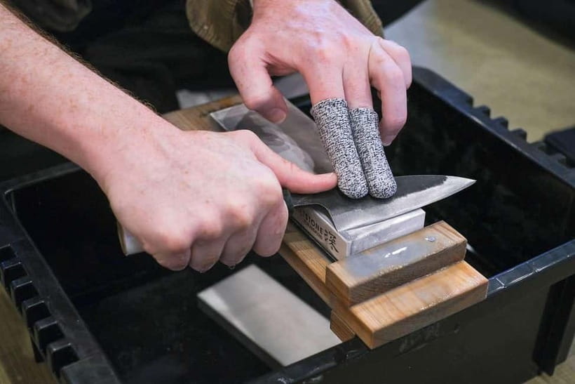 Tokyo: Knife Making Workshop (Sharpening, Engraving) - Asakusa Meeting Point and What You Put On Before You Start