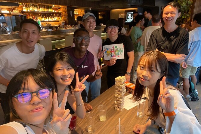 Tokyo Locals & Traveller can come alone Party experience Shibuya - Who should book this Shibuya social bar night