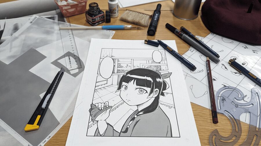 Tokyo: Manga Drawing Workshop Guided by Pro Manga Artist - The 150-minute manga drawing sequence you will actually follow