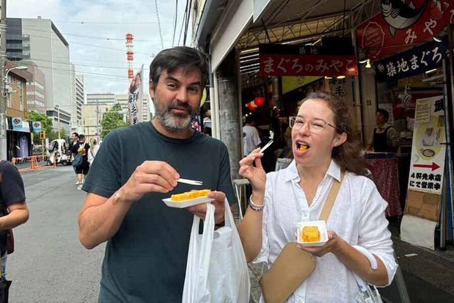 Tokyo: Private Tsukiji Fish Market Tour with 3 food stops - Tsukiji Hongan-ji: Buddhist Calm as a Reset Button