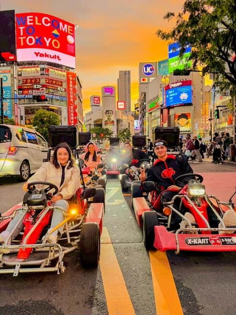 Tokyo: Shibuya and Shinjuku Streets Guided Go-Karting Tour - The route in plain English: from Nishishinjuku to Shibuya, Harajuku, and back