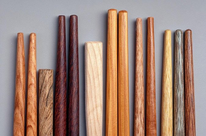 Tokyo Shinjuku Chopsticks Making Class - Your First Decision: Choosing Wood and What It Costs You