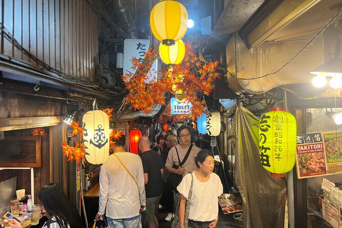 Tokyo: Shinjuku Food Tour (13 Dishes at 4 Local Eateries) - Omoide Yokocho: tiny stalls, short lines, big flavor energy