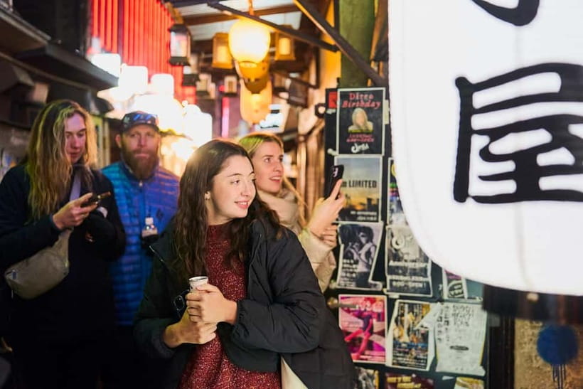 Tokyo: Shinjuku Nightlife & Secret Backstreets Walking Tour - Hanazono Shrine at night, where Shinjuku gets quieter