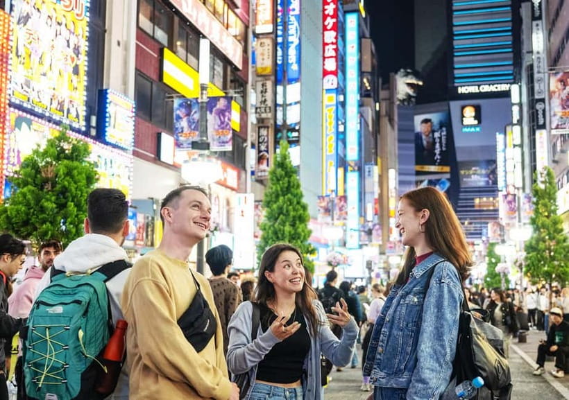Tokyo: Shinjuku Nightlife & Secret Backstreets Walking Tour - Meeting up at Shinjuku Station East Exit, then stepping into the maze