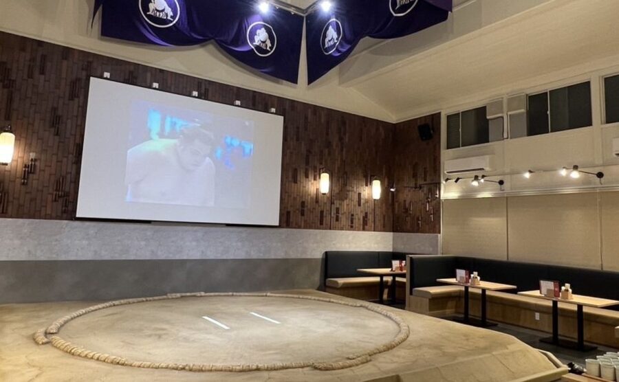 Tokyo: Sumo Experience and Chanko Nabe Lunch - Getting in the ring: the playful sumo duel and costume moments