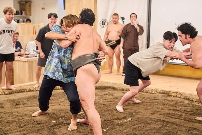 Tokyo Sumo Experience: Chanko & Mochi with a Former Pro - Try Sumo on the Dohyo, Not Just From Your Seat