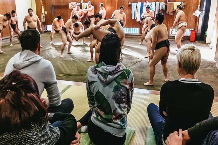 Tokyo: Sumo Morning Training Visit - What you’ll actually see in the ring area during practice