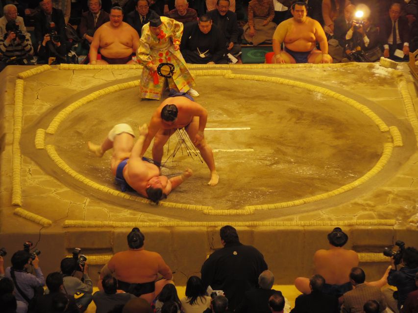 Tokyo: Sumo Tournament Tour with Chair Seat Tickets - What you learn while the bouts keep coming