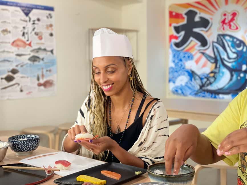 Tokyo: Sushi Making with Pro Chef & Tsukiji Fish Market Tour - Price and value: $101 for 4 hours, where the money really goes