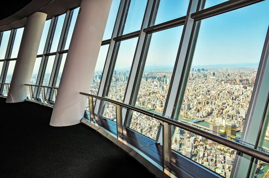 Tokyo: TOKYO SKYTREE® Admission ticket - Floor 340 glass flooring, plus Skytree Cafes that keep you from rushing