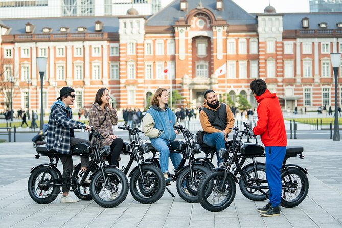 Tokyo Top Highlights 3h Guided E-bike Tour - Tokyo City Route: Tokyo Station, Doll Town Sweets, Kiyosumi Garden, Tomioka Hachimangu