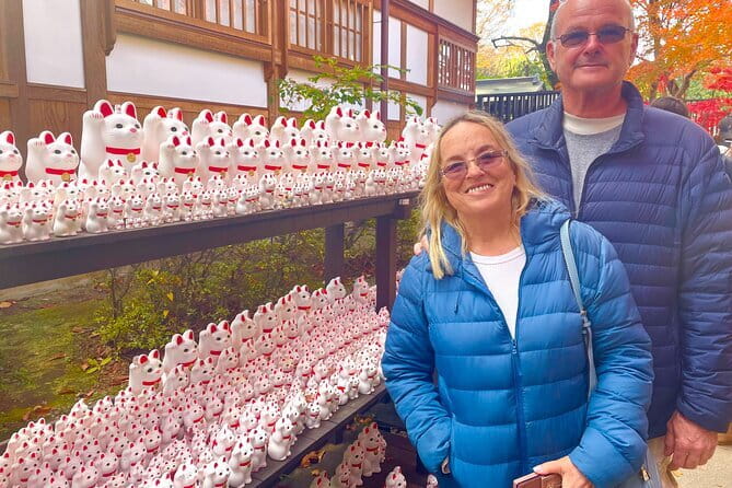 Tokyo Tsukiji Fish Market Food Tour: 15 Stops & Walk Local Street - Namiyoke Inari Shrine: a quick stop with big local meaning