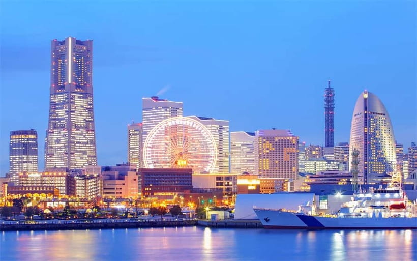 Tokyo Yokohama Night View Tour With Kamakura And Enoshima - Yokohama at night: guided highlights plus real free time