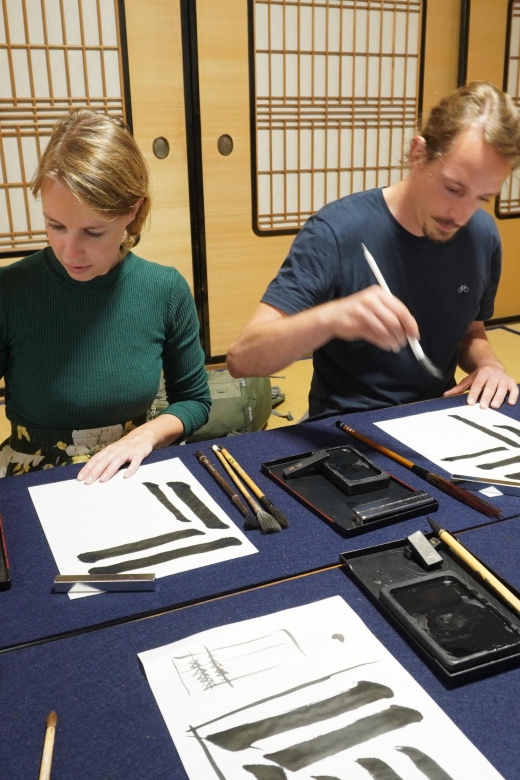 Try Mindful Calligraphy Near Kanazawa's Ninja Temple - Pick Your Favorite Word and Make a Scroll or Fan