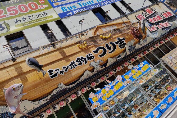 Ultimate Osaka Walking Tour: Castle, Dotonbori & Hidden Gems - Dotonbori Tsuribori: neon canal life and the street-food magnet