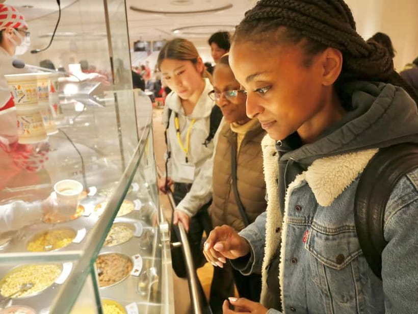 Yokohama: Guided Cup Noodles Museum Tour & Make Your Own Cup - Listening to a Guide Compare Noodle Dishes Worldwide