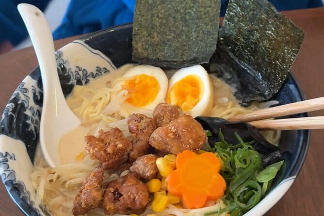 Yokohama Ramen Adventure From a Local Noodle Factory to Home - Akiko’s Home Dinner: Salad, Gyoza, Ramen, and Matcha